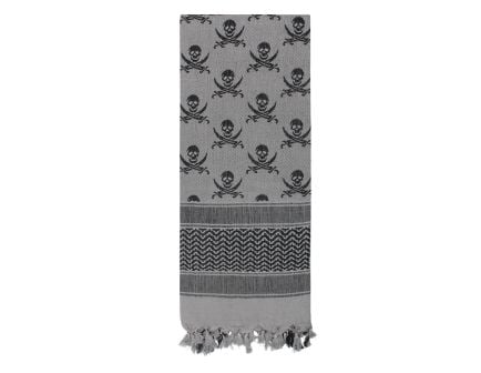 Rothco Skulls Shemagh Tactical Desert Keffiyeh Scarf