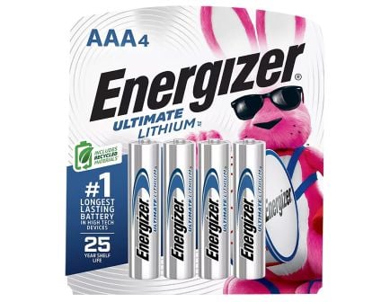ENERGIZER AAA ULTIMATE LITHIUM 4 PACK