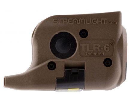 Streamlight TLR-6 UltraCompact 100 lm LED/Laser Weapon Light, Flat Dark Earth Brown - 69278