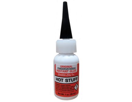 Satellite City Hot Stuff Water-Thin CA Glue, 1 oz Bottle Pack of 12