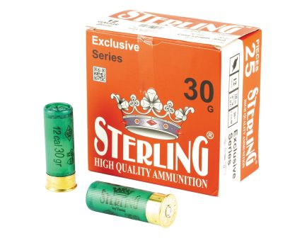 Sterling Exclusive 12 Gauge 2-3/4" #5 Bird 1-1/6 oz 25rds Shotshell - Premium Bird Hunting Load - 8698779950613