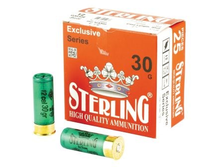 Sterling Exclusive 12 Gauge 2-3/4" #7 Bird 1-1/6 oz 25rds Shotshell - Versatile Bird Hunting Ammunition - 8698779950637