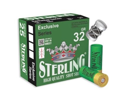 Sterling Exclusive 12 Gauge 2-3/4" #6 Bird 1-1/8 oz 25rds Shotshell - Optimal Birdshot for Game Hunting - 8698779950828