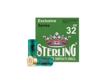 Sterling Exclusive 12 Gauge 2-3/4" #8 Bird 1-1/8 oz 25rds Shotshell - Consistent Birdshot Performance - 8698779950842