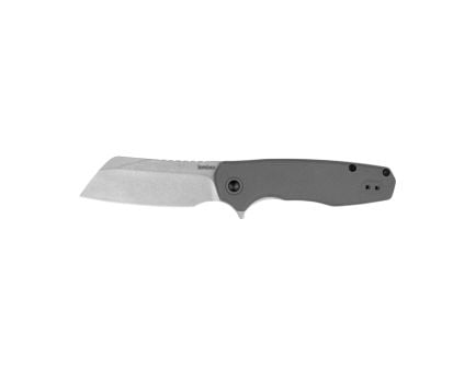 Kershaw Wharf Assisted/Folding Knife Cleaver, Gray - Compact, EDC, Durable Handle - 1414