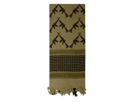 Rothco Crossed Rifles Shemagh Tactical Desert Keffiyeh Scarf