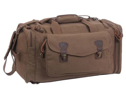 Rothco Canvas Extended Stay Travel Duffle Bag - Brown