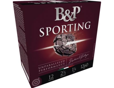 B&P Sporting High Velocity 12 Gauge 2-3/4" #7.5 1 oz 25rds Shotshell - Fast Target Load - 12B1SH75