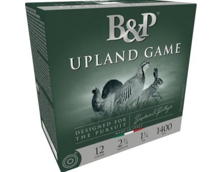 B&P Upland Game 28 Gauge 2-3/4" #7 Shot 3/4 oz Shotshell 25rds
