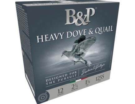 B&P Heavy Dove and Quail 20 Gauge 2-3/4" #7.5 1 oz 25rds Shotshell - Reliable Bird Hunting Load - 20BD75