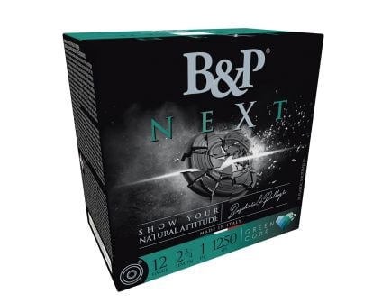 B&P Next 12 Gauge 2-3/4" #8 1 oz Shotshells, 25rds