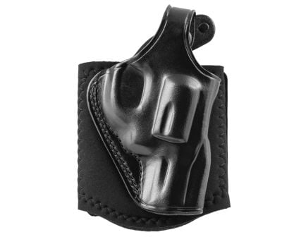 Galco Ankle Glove Holster, Black Leather, S&W J Frame - AG158B