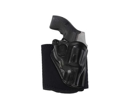 Galco Ankle Glove Holster, Black Leather, S&W J Frame - AG158B