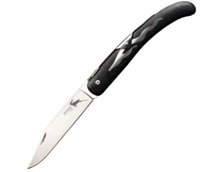 Cold Steel Kudu Lite Folding Knife Clip Point Black - Lightweight Blade, Reliable EDC Option - CS-20KJZ
