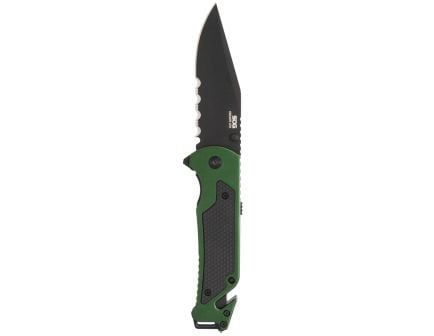 SOG Knives Excape 2.0 Folding Knife Clip Point OD Green - Reliable Blade, Secure Lock, Versatile EDC Knife for Various Tasks - SOG-11-52-01-43