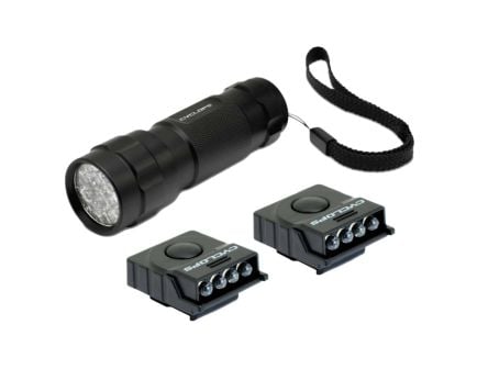 Cyclops LED Flashlight/Hat Clip Combo - 300 lm Multi-Use LED Flashlight and Hat Clip Combo - CYC-FLSHCLIP
