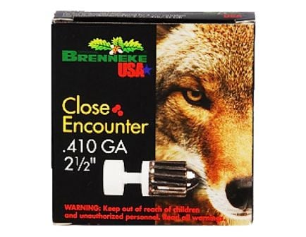 Brenneke USA Close Encounter 410 Gauge 2.5" Shotgun Slug, 5/box - SL-4102CE