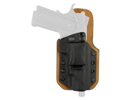 Tagua Gunleather Ruger LCP Max IWB Holster RH Kydex/Leather Black/Brown - Durable and Comfortable Concealment - VENTURER-1280