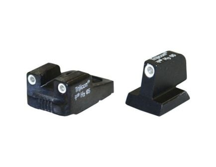 Trijicon 3-Dot Tritium Sight Set Front/Rear, Green/White/Green/White