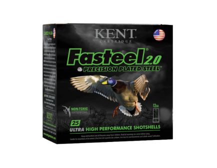 Kent Cartridge 12 GA 2-3/4"#4 Fasteel 2.0 Waterfowl 25 Shotshells - K122FS36-4