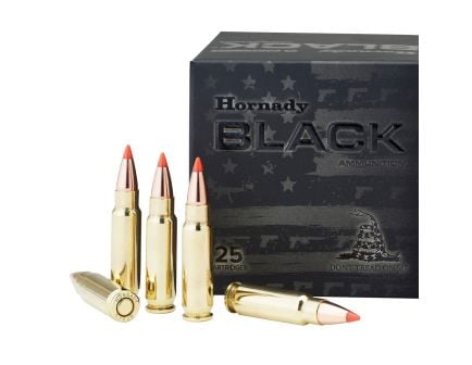 Hornady Black 5.7x28mm 40 gr V-Max 25rds Handgun Ammo for Superior Precision and Performance - 90001