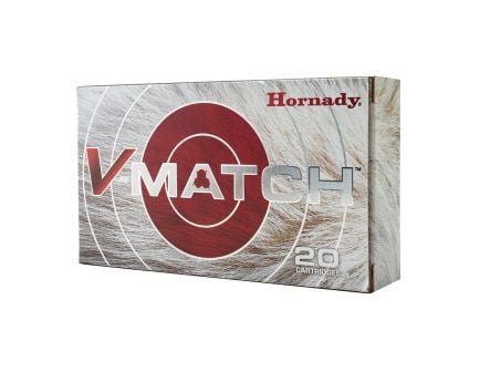 Hornady V-Match 6.5 Creedmoor 100 gr ELDVT 20rds Rifle Ammo for Precision Marksmanship - 81504
