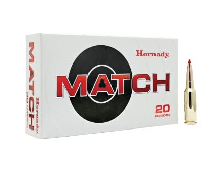 Hornady Match .22 ARC 88 gr ELD-Match 20rds Rifle Ammo for Competitive Shooting - 81543