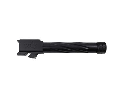 Wheaton Arms Spiral Fluted Threaded Barrel Glock Gen 1-5,Black