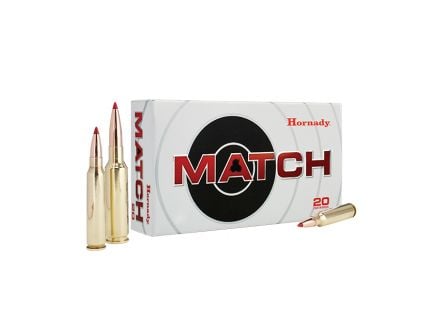 Hornady .308 Winchester 168gr ELD Match Ammunition, 20rds