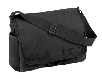 Rothco Classic Canvas Messenger Bag - Charcoal Grey