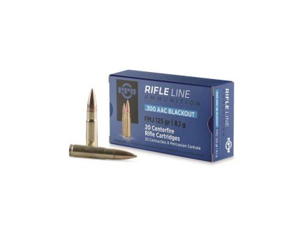 PRVI Partizan 300 AAC Blackout 125gr HPBT Ammunition 20rd Box - PP301