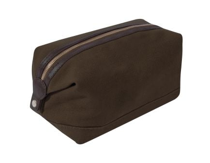 Rothco Canvas Leather Travel Kit - Earth Brown