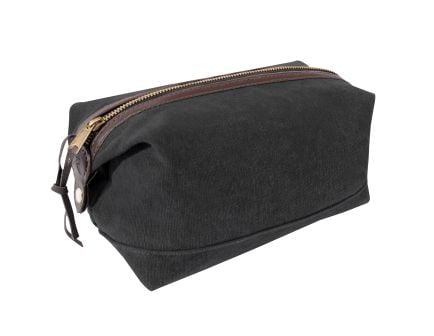Rothco Canvas Leather Travel Kit - Charcoal Grey