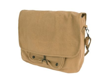 Rothco Vintage Canvas Paratrooper Bag - Coyote Brown