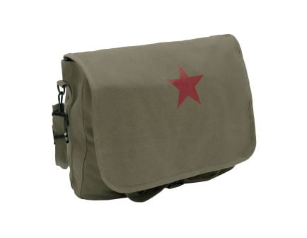 Rothco Vintage Canvas Shoulder Bag With Red Star