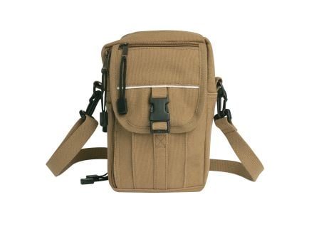Rothco Heavyweight Classic Canvas Passport Travel Pouch - Coyote Brown