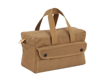 Rothco Mechanics Tool Bag With Brass Zipper - Coyote Brown