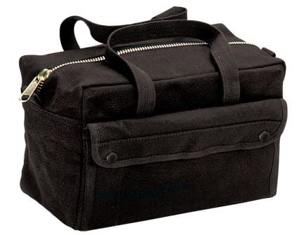 Rothco Mechanics Tool Bag With Brass Zipper - Black