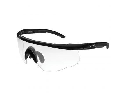 WILEY X Sunglasses 303 Saber Advanced - Matte Black - Clear Lens