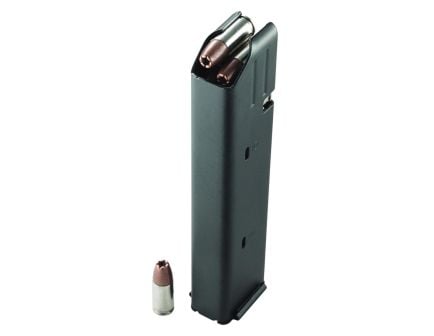 C-Products Defense Magazine: AR-15:  9mm: 20rd Capacity: Stainless Steel: Black T: Orabge Follower - 2009041178CPD