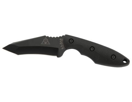 KA-BAR TDI/Hinderer Hell Fire Recurve Tanto Fixed Blade Knife, 3.56" - 2486