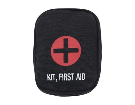 Rothco Zipper First Aid Kit - Black