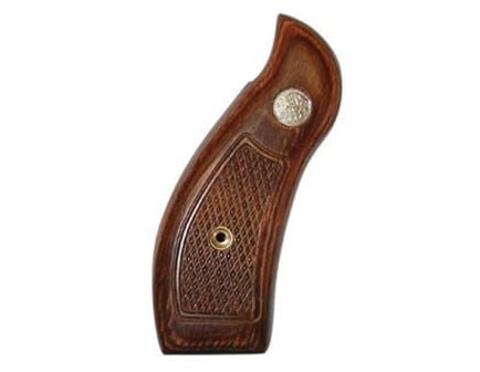 Smith & Wesson Round Service Dymondwood Grip Fits K-Frame/L-Frame, Brown