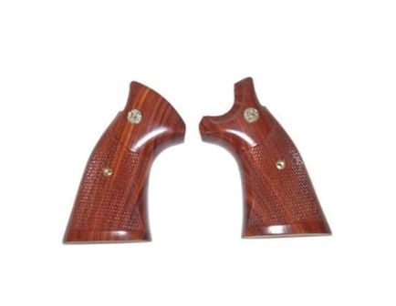 Smith & Wesson Square Checkered Target Grip Fits K-Frame/L-Frame, Brown