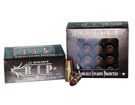 G2 Research 357 Sig RIP Ammunition 20rds - RIP357SIG