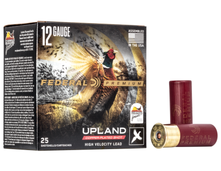 Federal Wing-Shok Pheasant 2.75" 1-1/4 oz 4 Shot 12ga Ammunition, 25rds - PF1544