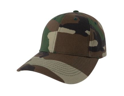 Rothco Kid's Camo Low Profile Cap - Woodland Camo