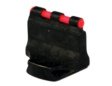 Williams Gun Sight Wide Width Fiber Optic Sight Front, Red