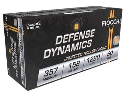 Fiocchi 357 Magnum Extrema 158gr JHP Ammunition 50rds - 357B