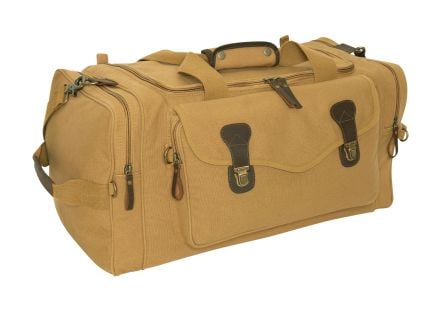 Rothco Canvas Long Weekend Bag - Coyote Brown